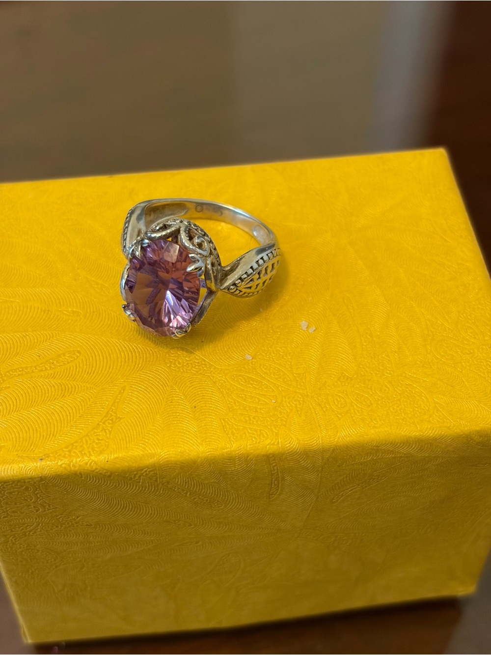 Beautiful amethyst ring